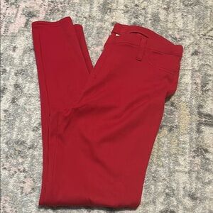 Faded Glory Red Jeggings Vibrant Denim